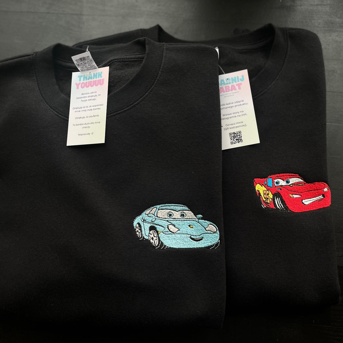 Lightning Mcqueen and Sally - Koval Customs. Polska produkcja, wysoka jakosc, personalizowane