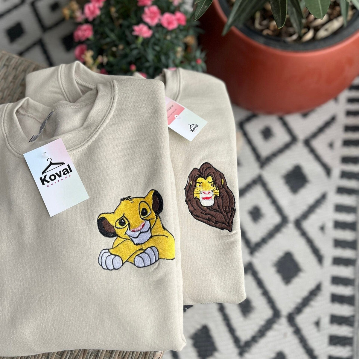 Simba and Nala - Matching Set - Koval Customs. Polska produkcja, wysoka jakosc, personalizowane