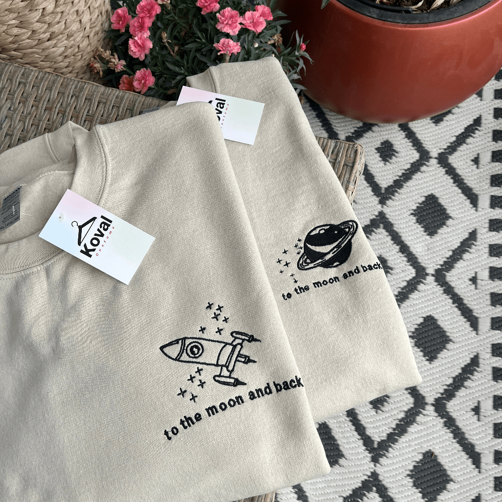 Moon and Rocket dla par - Koval Customs. Polska produkcja, wysoka jakosc, personalizowane