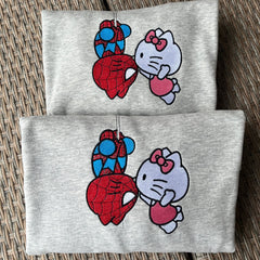 Spiderman and Hello Kitty