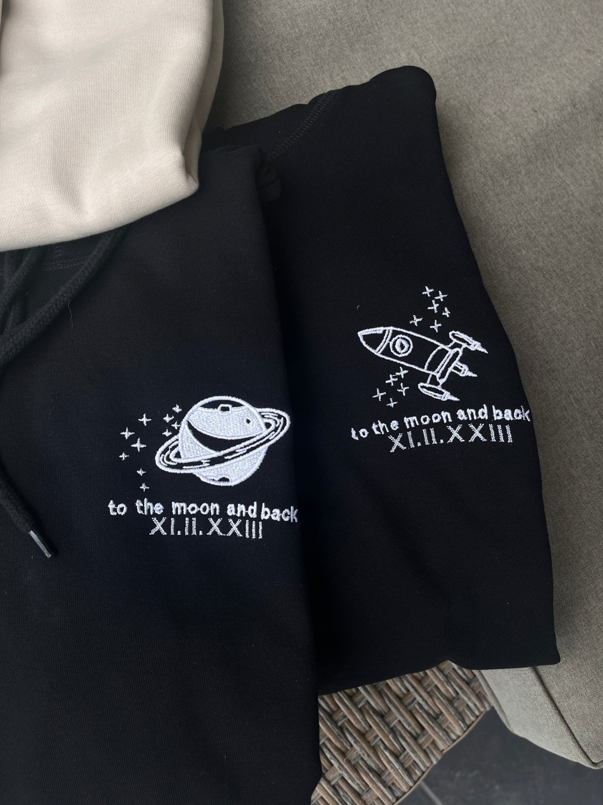 Moon and Rocket dla par - Koval Customs. Polska produkcja, wysoka jakosc, personalizowane