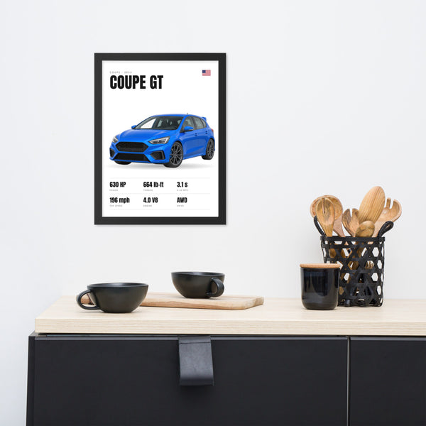 [US] Your Car — White Series Spec Poster - framed poster on a dresser