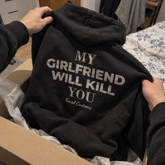My Girlfriend Will Kill You – Koszulka z Nadrukiem dla Chłopaka – zdjęcie 5