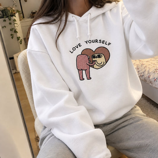 Love Yourself – Haftowana Bluza (Minimalistyczna) – Koval Customs