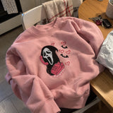 Ghost on the Phone – Haftowana Bluza (Halloween) – zdjęcie 4