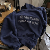 Jeśli Zabawa to Zbrodnia – Haftowana Bluza z Napisem – zdjęcie 6