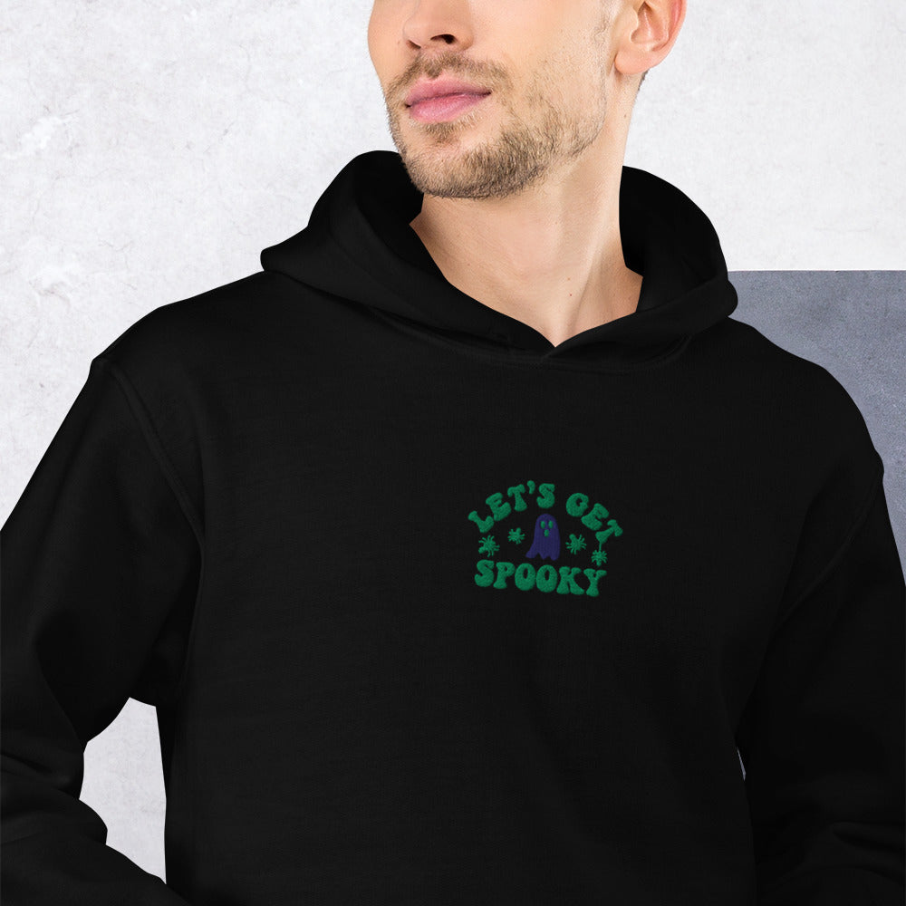 [US] Let's Get Spooky embroidered hoodie, black