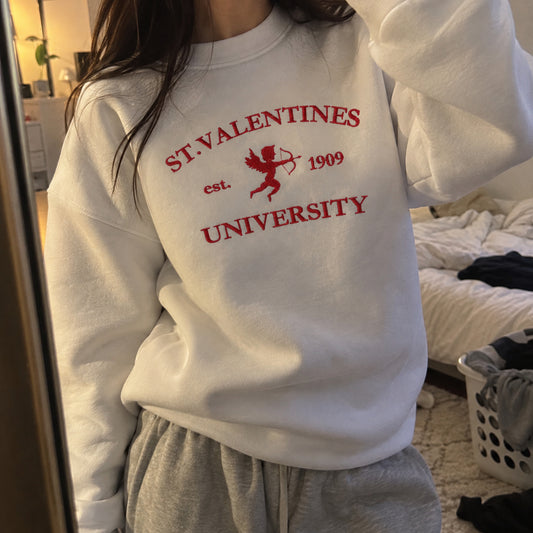 Walentynki – Haftowane Bluzy dla Par (St. Valentine) – Koval Customs