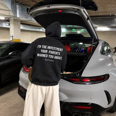 I'm The Investment Your Parents Warned You About – Koszulka z Nadrukiem – zdjęcie 4