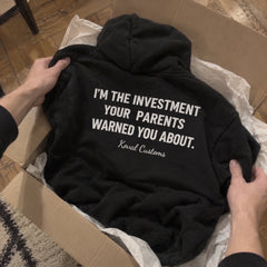 I'm The Investment Your Parents Warned You About – Koszulka z Nadrukiem – zdjęcie 8