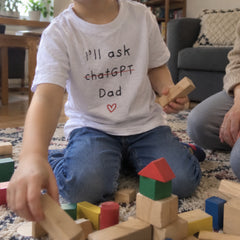 I'll Ask Dad – Koszulka Dziecięca z Nadrukiem – zdjęcie 5