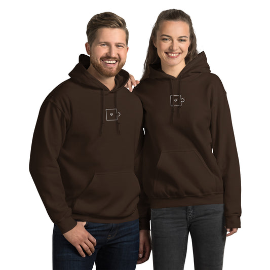 [US] Matching puzzle piece hoodies for couples - his