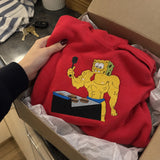 SpongeBob Gym – Haftowana Bluza na Siłownię – zdjęcie 6