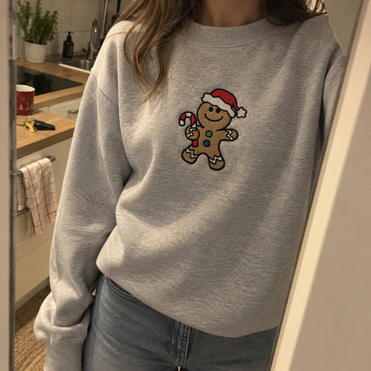 Christmas Cookie – Świąteczna Haftowana Bluza (Piernik) – zdjęcie 2
