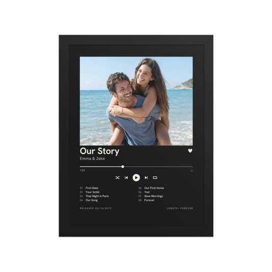 [US] Your Album — Album Cover Poster - poster in a black frame