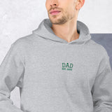 [US] DAD EST. 2025 varsity embroidered hoodie