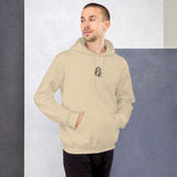 [US] Anatomical Heart embroidered hoodie, sand