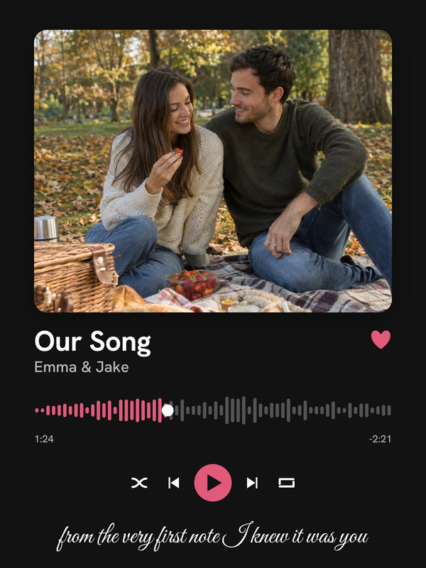 [US] Our Song — Music Player Poster - personalized poster design