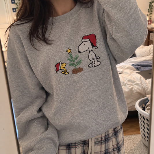 Snoopy i Woodstock – Haftowana Bluza – Koval Customs
