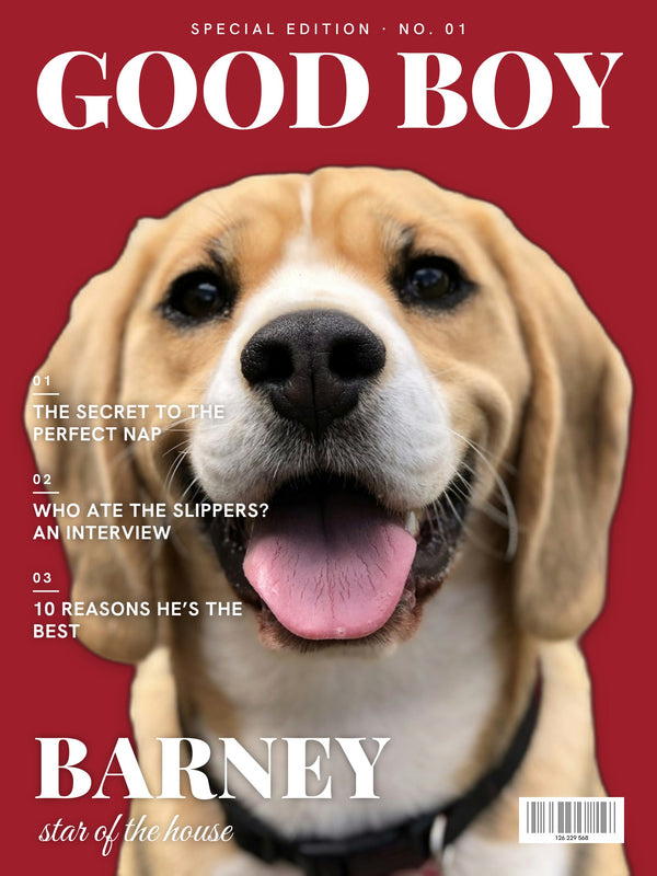 [US] Your Pet on a Magazine Cover - personalized poster design
