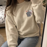 Cute Playing Cats – Haftowana Bluza (Kawaii Kotki) – zdjęcie 2