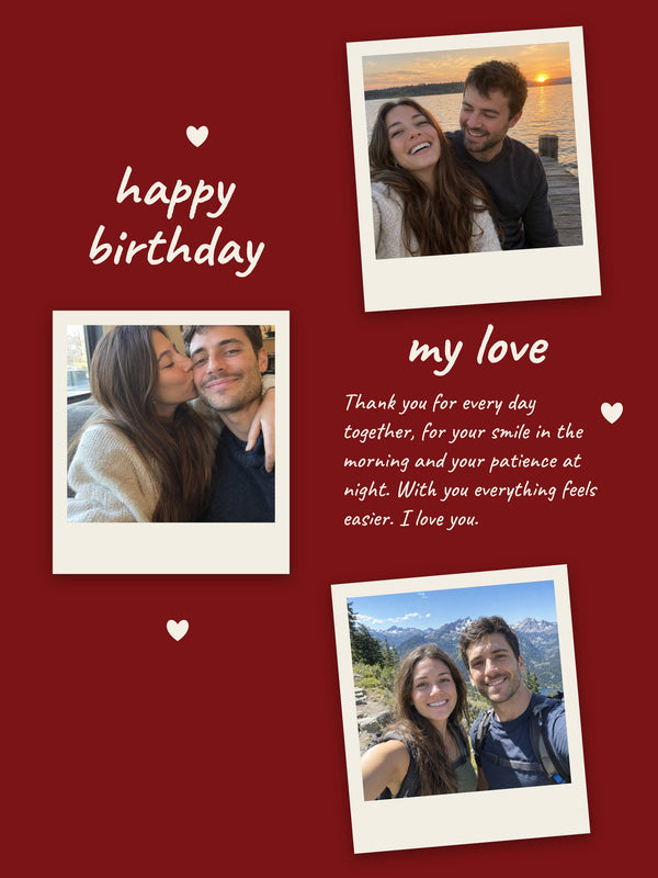 [US] A Letter to You — Photos and Your Words - personalized poster design