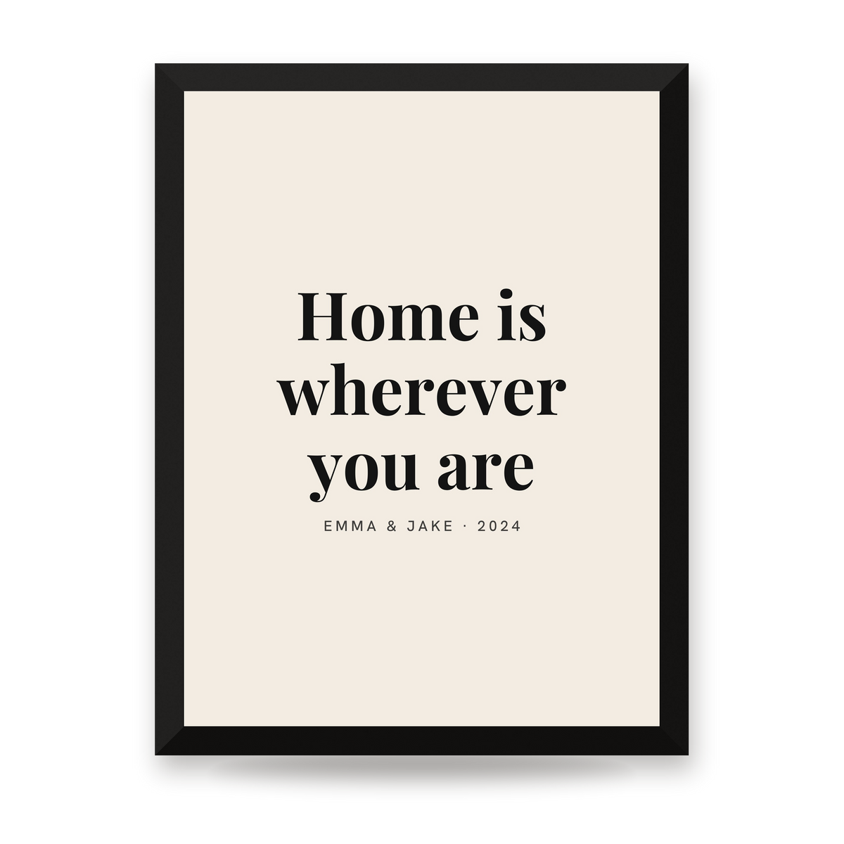 [US] Your Words on a Poster - framed poster