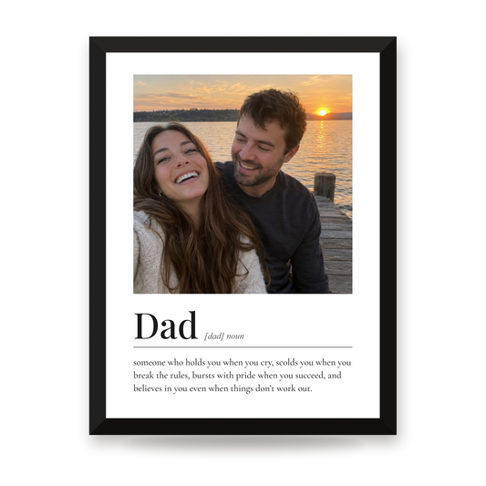 [US] Definition Poster With Photo - framed poster