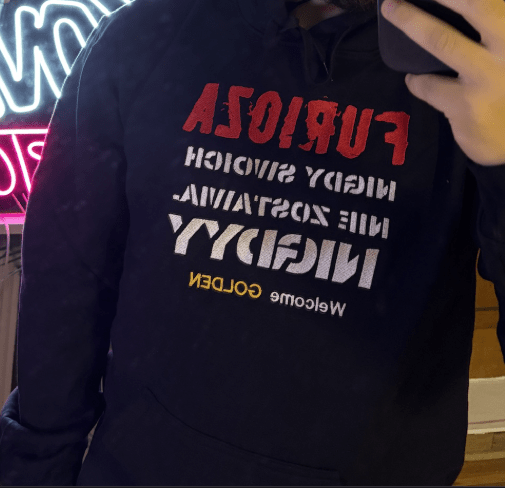 Furioza - Haftowana bluza/koszulka - Koval Customs. Polska produkcja, wysoka jakosc, personalizowane