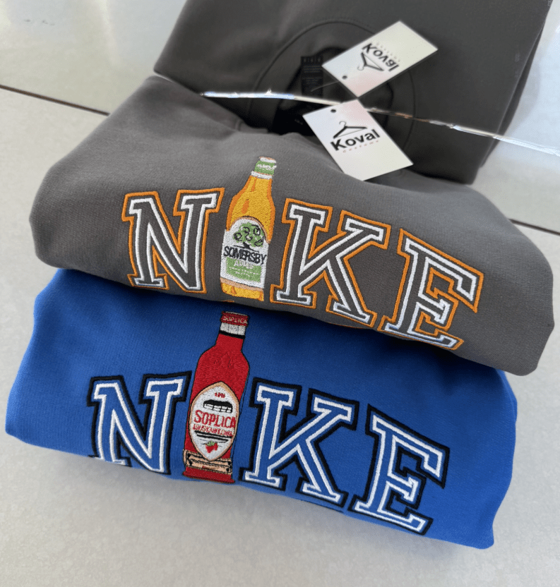 Dowolna butelka w N*KE - Haftowana bluza/koszulka - Koval Customs. Polska produkcja, wysoka jakosc, personalizowane