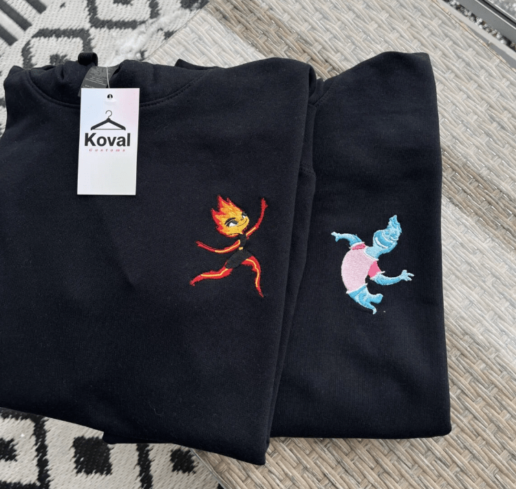 Między nami żywiołami - Haftowana bluza/koszulka - Koval Customs. Polska produkcja, wysoka jakosc, personalizowane