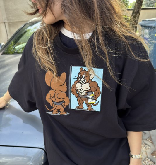 Jerry Train - Embroidered sweatshirt/T-shirt