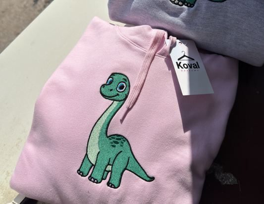 Dinosaures pour couples - Sweat/T-shirt brodé