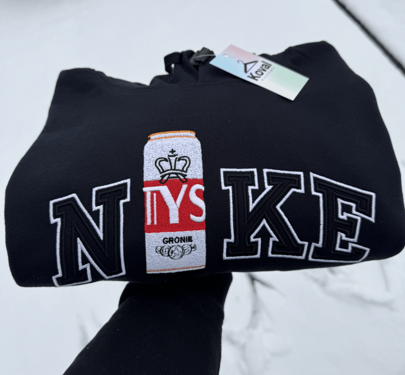 Dowolna butelka w N*KE - Haftowana bluza/koszulka - Koval Customs. Polska produkcja, wysoka jakosc, personalizowane