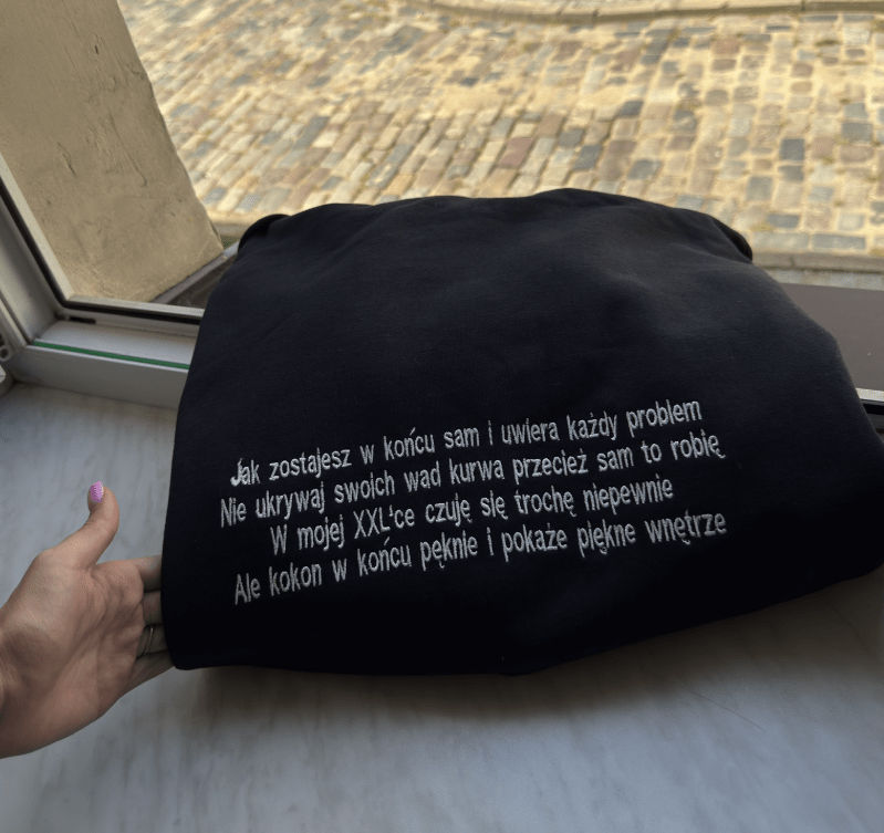 Teksty piosenek - Haftowana bluza/koszulka - Koval Customs. Polska produkcja, wysoka jakosc, personalizowane