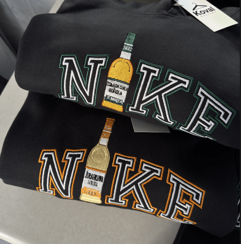 Dowolna butelka w N*KE - Haftowana bluza/koszulka - Koval Customs. Polska produkcja, wysoka jakosc, personalizowane
