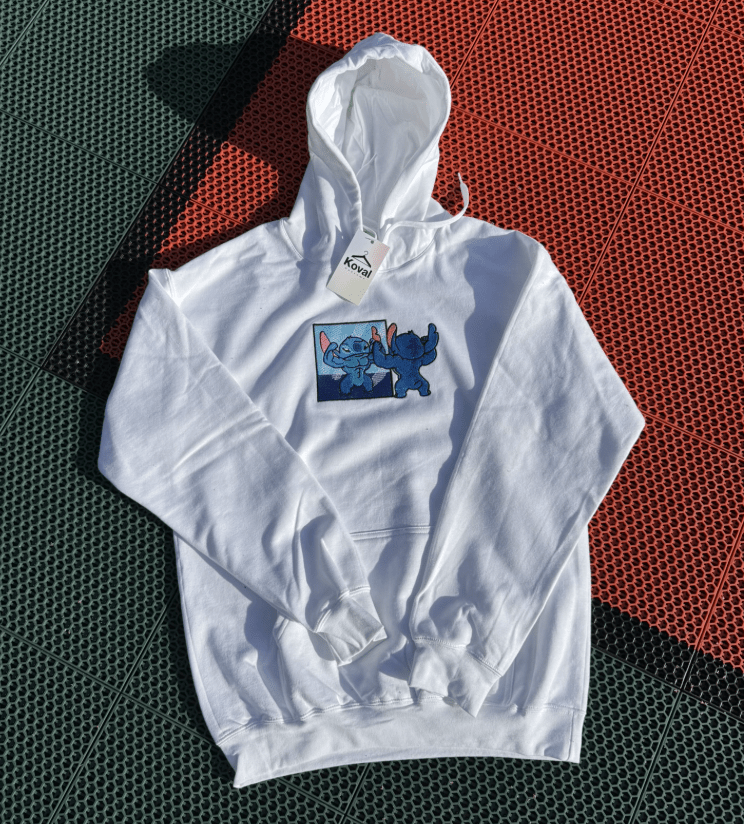 Gym Stitch Gym Angel dla par - Haftowana bluza/koszulka - Koval Customs. Polska produkcja, wysoka jakosc, personalizowane