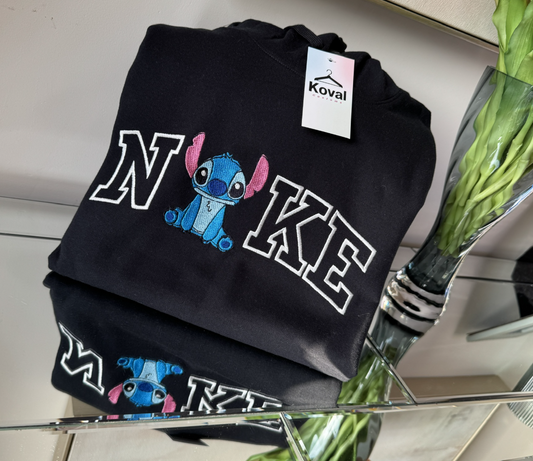 Stitch NKE - Sweat/T-shirt brodé