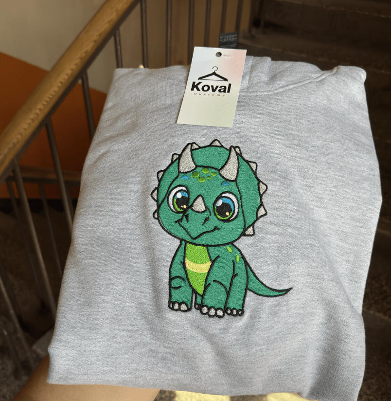 Dinozaury dla par - Haftowana bluza/koszulka - Koval Customs. Polska produkcja, wysoka jakosc, personalizowane