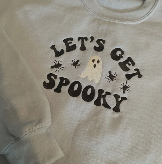 Let's get spooky - Embroidered sweatshirt/T-shirt
