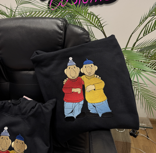 Pat i Mat - Haftowana bluza/koszulka