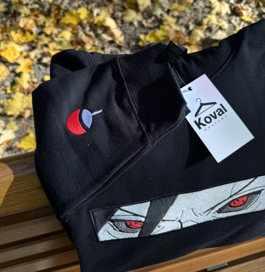 Anime eyes - Embroidered sweatshirt/T-shirt