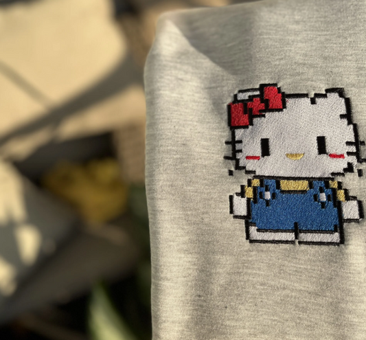 Pixel Spider et Kitty - Sweat/T-shirt brodé