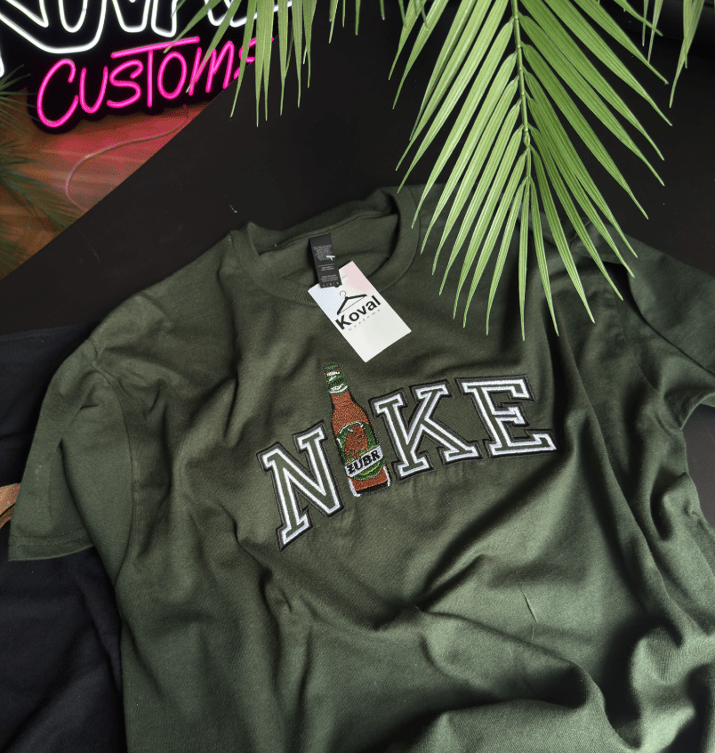 Dowolna butelka w N*KE - Haftowana bluza/koszulka - Koval Customs. Polska produkcja, wysoka jakosc, personalizowane