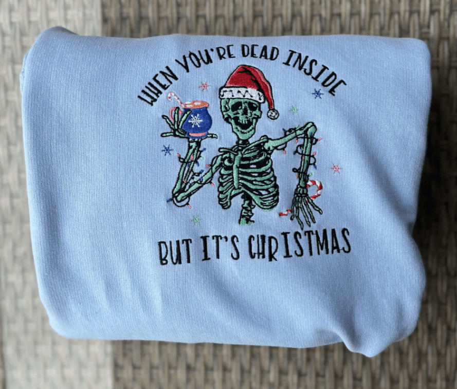 Dead Inside - Haftowana bluza/koszulka - Koval Customs. Polska produkcja, wysoka jakosc, personalizowane