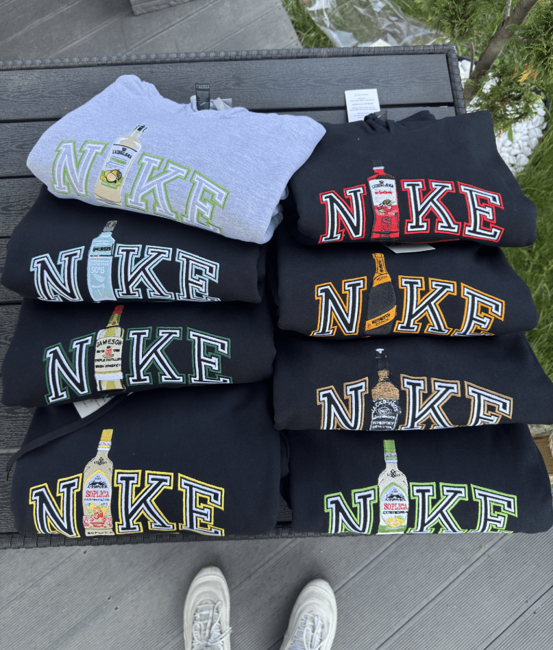 Dowolna butelka w N*KE - Haftowana bluza/koszulka - Koval Customs. Polska produkcja, wysoka jakosc, personalizowane