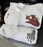 Osioł i Dragon - Haftowana bluza/koszulka