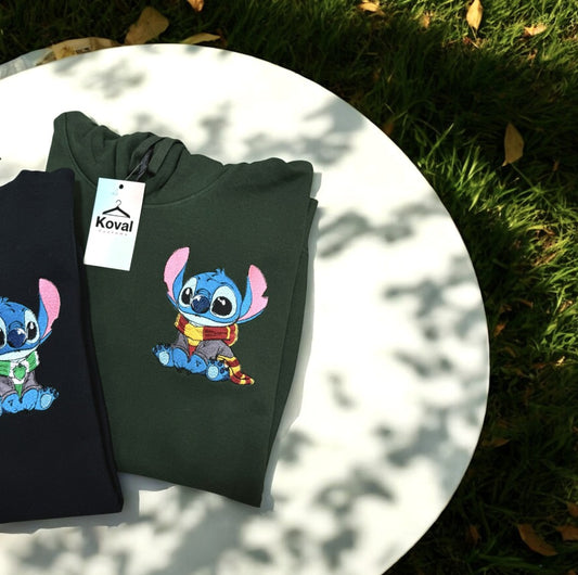 Stitch x Harry Potter - Embroidered sweatshirt/T-shirt