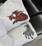 Osioł i Dragon - Haftowana bluza/koszulka