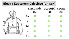 Haftowana Dziecięca bluza z kapturem z Twoim Logo/Zdjęciem/Tekstem
